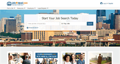 Desktop Screenshot of jobsinstpaul.com
